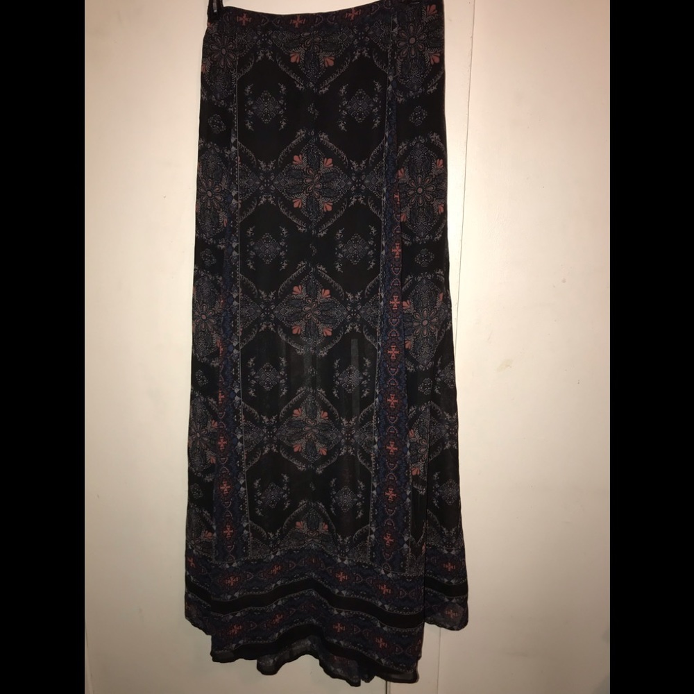 Printed Long Skirt